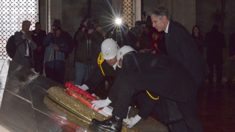 Antony Blinken'dan Anıtkabir'e ziyaret