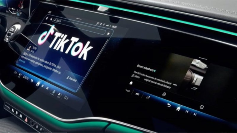 Mercedes'ten bir ilk: Araçlarına TikTok'u entegre edecek