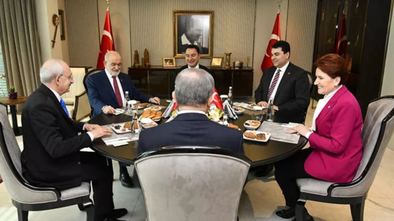 6'lı masada adaylık krizi çözülemedi: Toplu görüş ortak aday