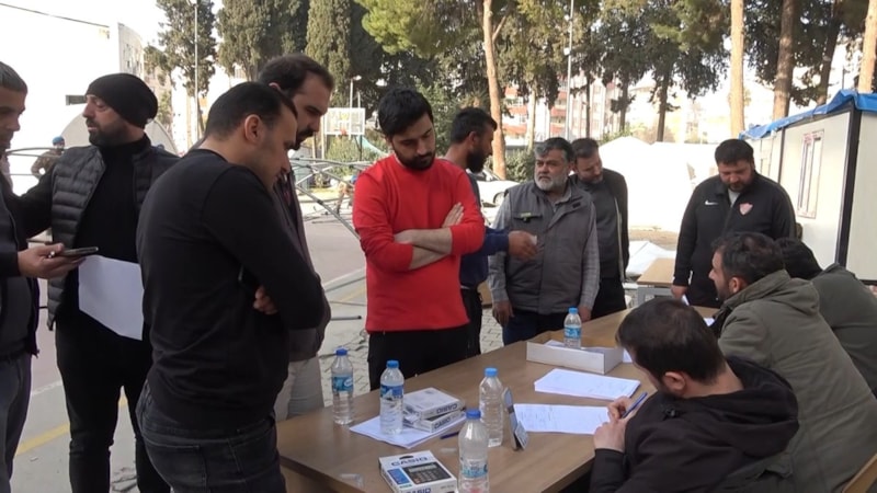 Hatay'da depremzedelerin hasar tespit çalışmaları başladı