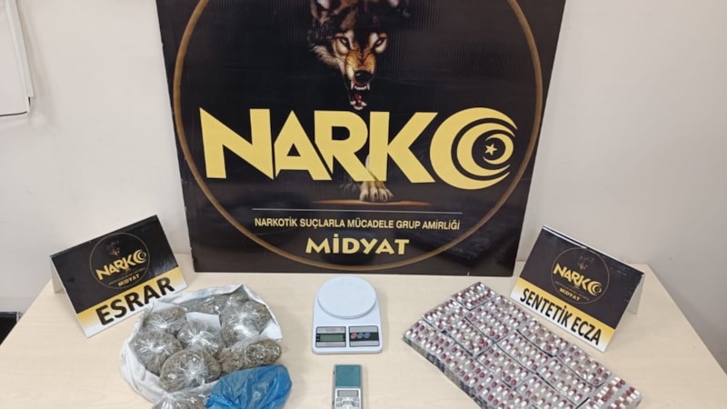 Mardin'de uyuşturucu operasyonu! 1 kişi cezaevine gönderildi