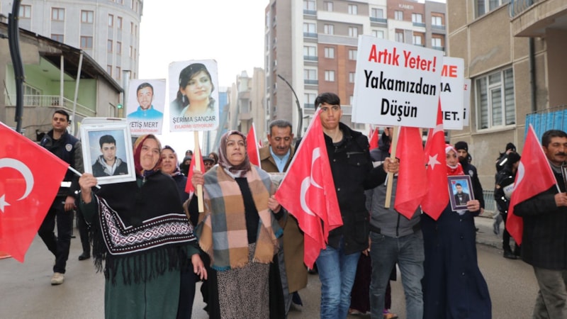 Van'da evlat nöbeti tutan anne: HDP  özgürlük istiyorsa benim dağdaki kızımı getirsin
