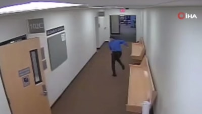 ABD’de suçlunun mahkeme salonundan firar ettiği anlar