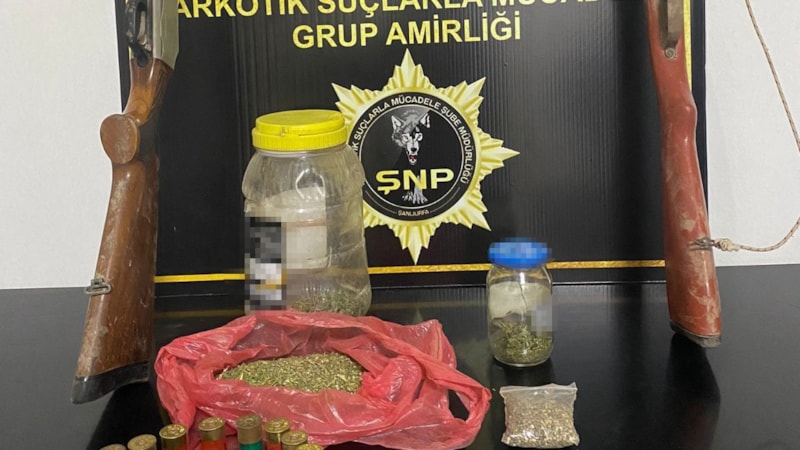 Şanlıurfa'daki ağılda fazla sayıda uyuşturucu ele geçirildi
