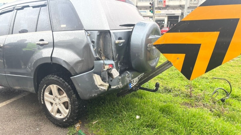 Samsun'da cip ile minibüs çarpıştı: 2 yaralı