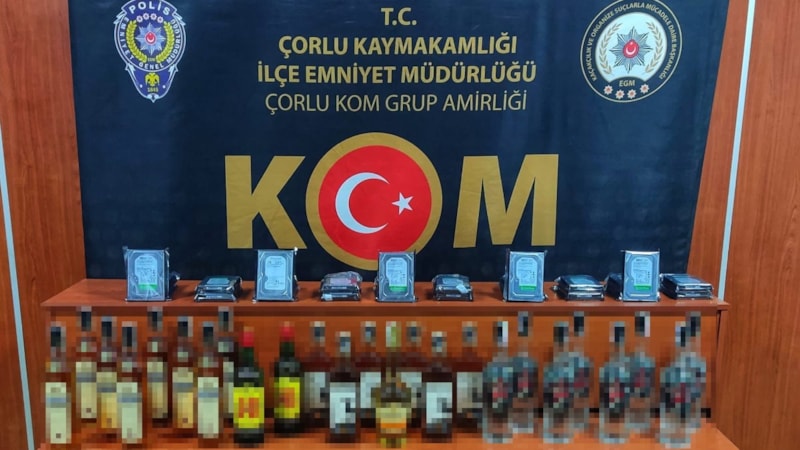 Bulgaristan'dan kaçak alkol! Edirne'de yakalandı