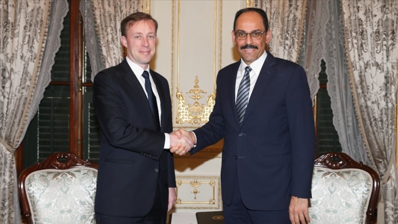 Cumhurbaşkanlığı Sözcüsü İbrahim Kalın, ABD Ulusal Güvenlik Danışmanı Jake Sullivan ile görüştü