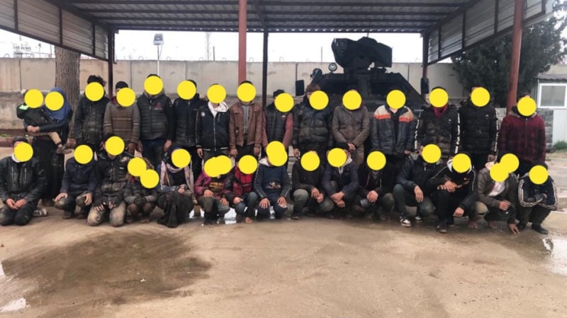 Kilis'te 30 Suriyeli göçmen yakalandı