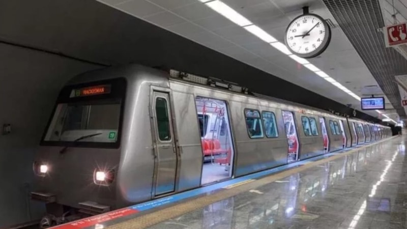 İstanbul'da Yenikapı-Kirazlı Metro Hattı'nda arıza