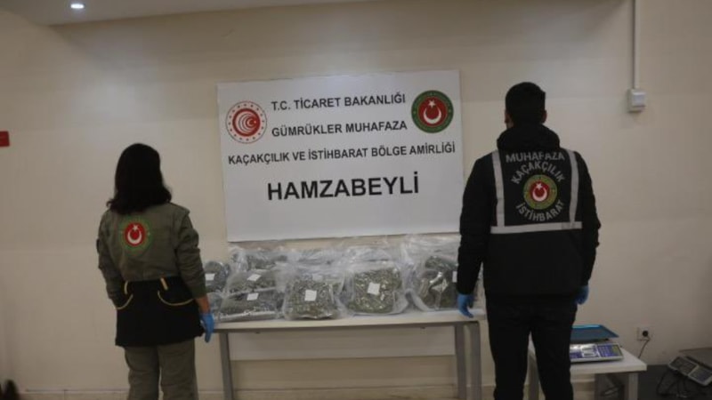 Edirne'de uyuşturucu operasyonu! 576 kilo 471 gram uyuşturucu yakalandı