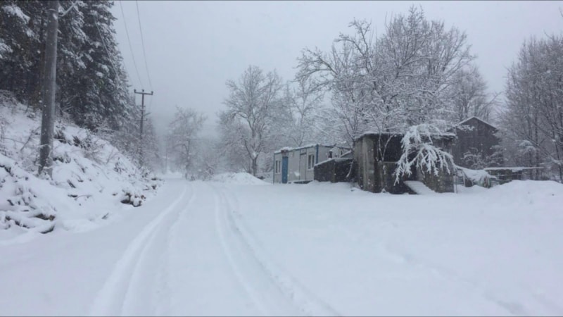 Kocaeli ve Sakarya'da kar yağışı etkili oldu