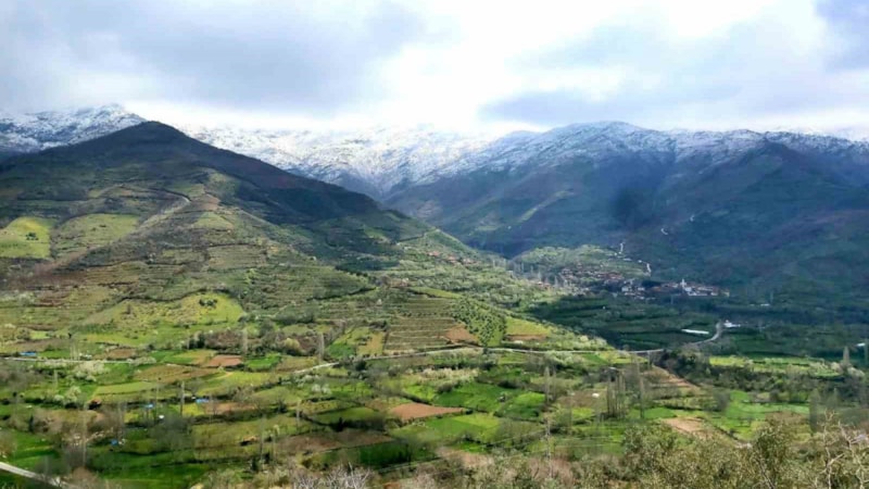 Aydın'da iki mevsim tek karede