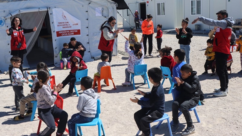 Osmaniye'de depremzede çocuklara psikososyal destek sağlandı