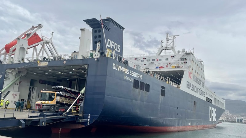 İzmir ve Sete limanları arasında Ro-Ro seferleri başladı