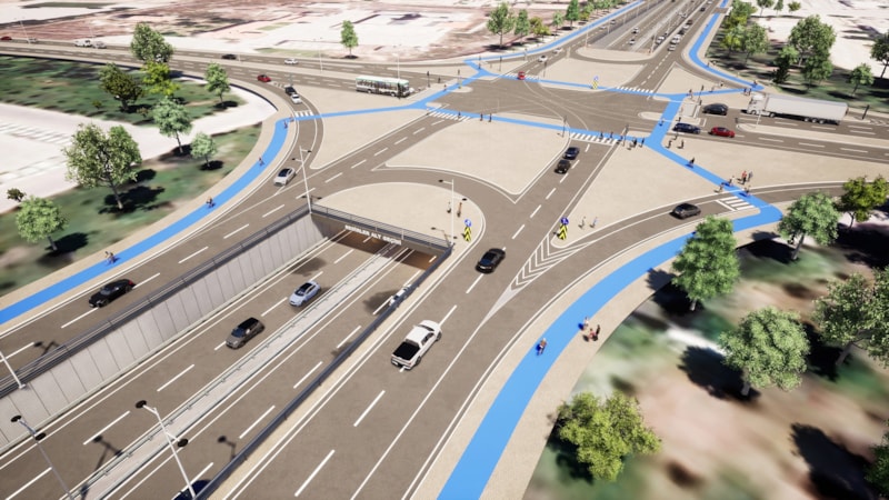 Konya'da Sedirler Köprülü Kavşağı yapım çalışmaları başladı