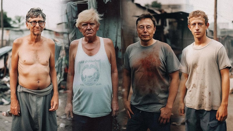 Ünlü milyarderlerin yapay zekalı yoksul halleri