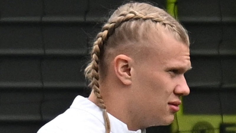 Erling Haaland'ı görenler tanıyamadı! Saç stili çok şaşırttı