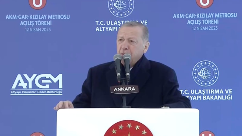 Ankara'da AKM-Gar-Kızılay Metro Hattı hizmete girdi