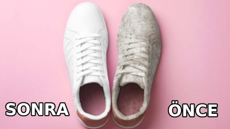 Kirli ayakkabılara elveda! Ayakkabılarınız 6 adımda ilk günkü gibi bembeyaz olacak