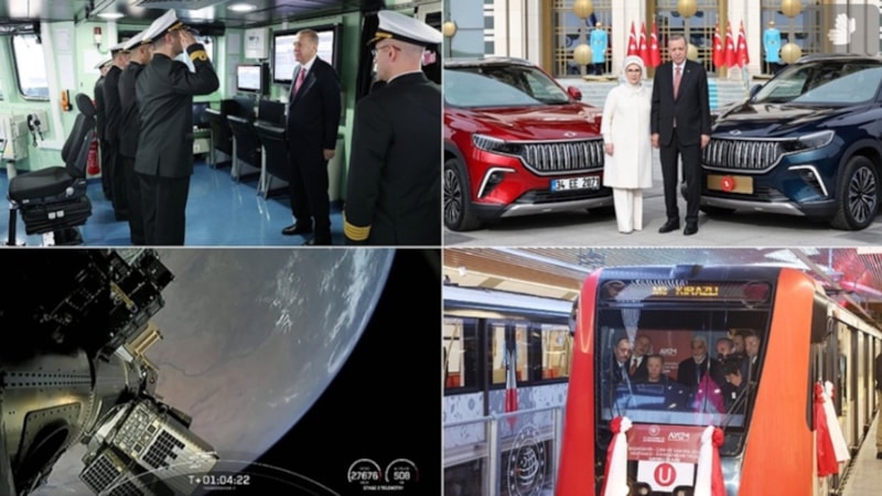 Türkiye'yi gururlandıran dev projeler art arda hizmete giriyor