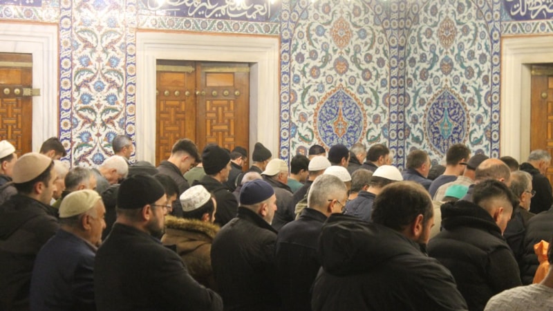 Selimiye'de Ramazan'ın son teravih namazı kılındı