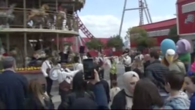 İstanbul'da bayramın 2'nci gününde lunapark yoğunluğu