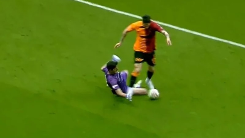 Galatasaray'ın Fatih Karagümrük maçında penaltı beklediği pozisyon