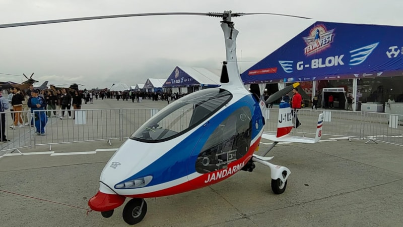 Hava aracı 'Cayrokopter' jandarmanın envanterine girdi