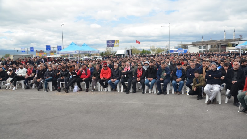 Şampiyonluk mücadelesi veren Çorum FK’ya taraftar desteği