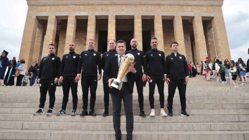 1. Lig şampiyonu Samsunspor, Anıtkabir'de