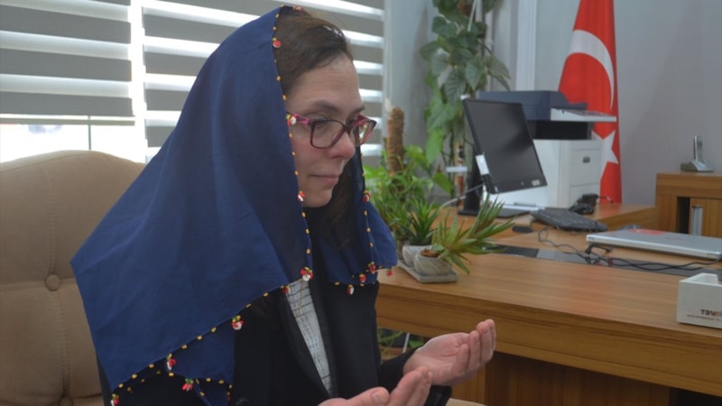 Hollandalı Diana, Amasya'da Müslüman oldu: Yeni adı Dilek