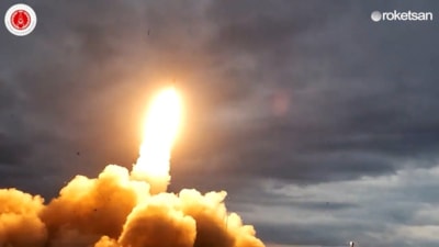 TAYFUN Balistik Füzesi'nin atış görüntüleri