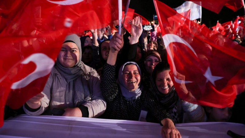 Cumhurbaşkanı Erdoğan'ın seçim zaferinden tarihi görüntüler