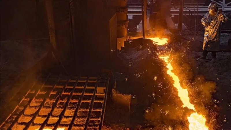 Türkiye nisanda 2,7 milyon ton ham çelik üretti