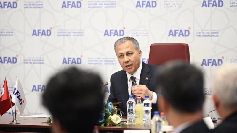 İçişleri Bakanı Ali Yerlikaya afet yönetimi toplantısına katıldı