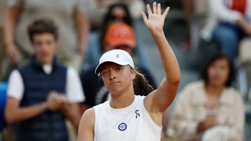 Iga Swiatek, Fransa Açık'ta çeyrek finalde