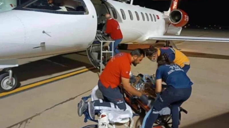 Muğla'da salça kaynatılan kazana düşen minik Öykü'nün hayati tehlikesi sürüyor