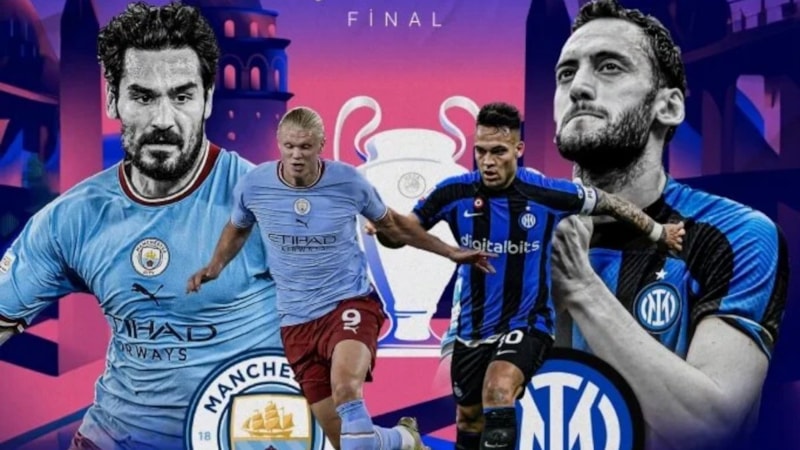 Manchester City - Inter maçının ilk 11'leri