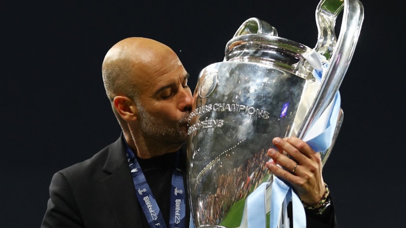 Manchester City'de, Pep Guardiola tarihe geçti