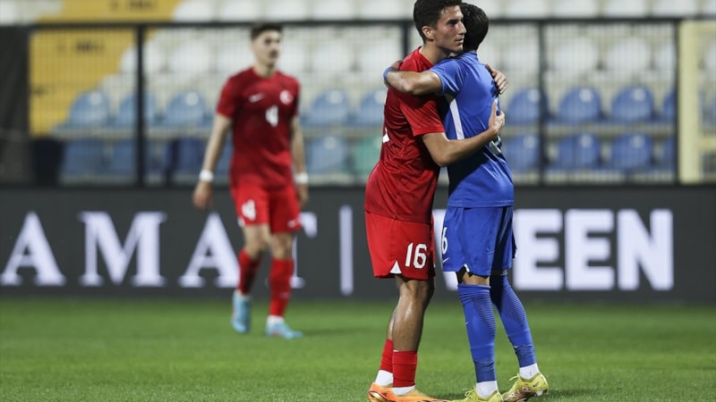 Ümit Milli Futbol Takımı, Azerbaycan'ı 1-0 yendi