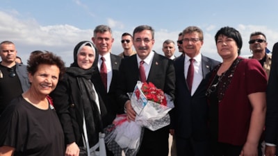 Cumhurbaşkanı Yardımcısı Yılmaz, KKTC'de önemli mesajlar verdi