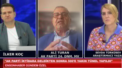 AK Partili Ali Turan'dan Fatih Altaylı ve Can Ataklı'ya: Tiyatro gibiler