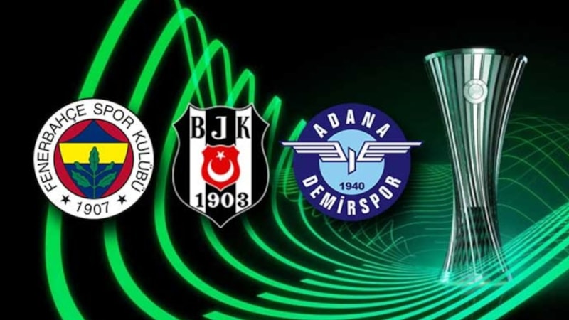 UEFA Konferans Ligi eleme turu maçları ne zaman? Fenerbahçe, Beşiktaş, Adana Demirspor rakipleri...