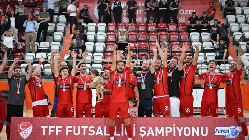 TFF Futsal Ligi'nde şampiyon İstanbul Şişlispor