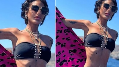 Süreyya Yalçın, bikinili karelerine yorum yağdı