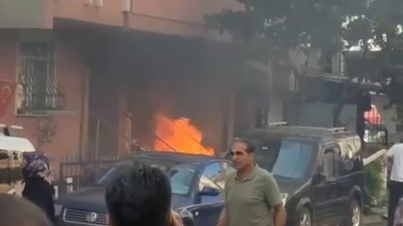 Çekmeköy'de doğalgaz patlaması: 1 yaralı