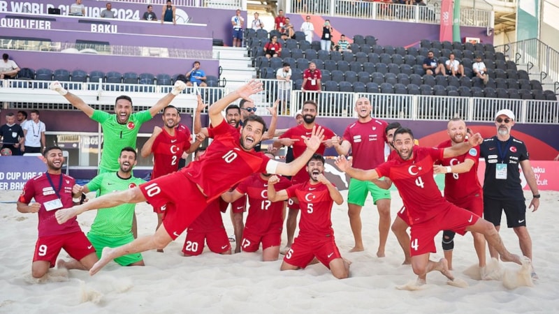 Plaj Futbolu Milli Takımı, İsviçre'yi yendi