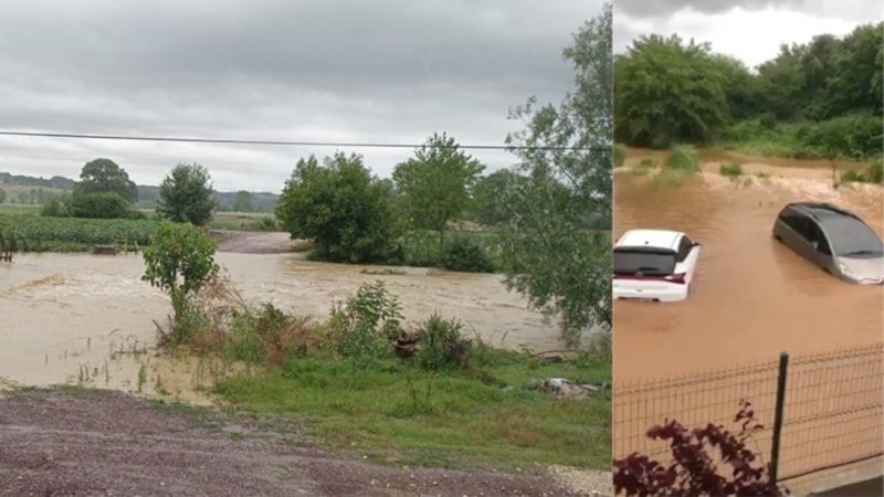 Kocaeli'de sağanaktan en çok etkilenen ilçe Kandıra oldu
