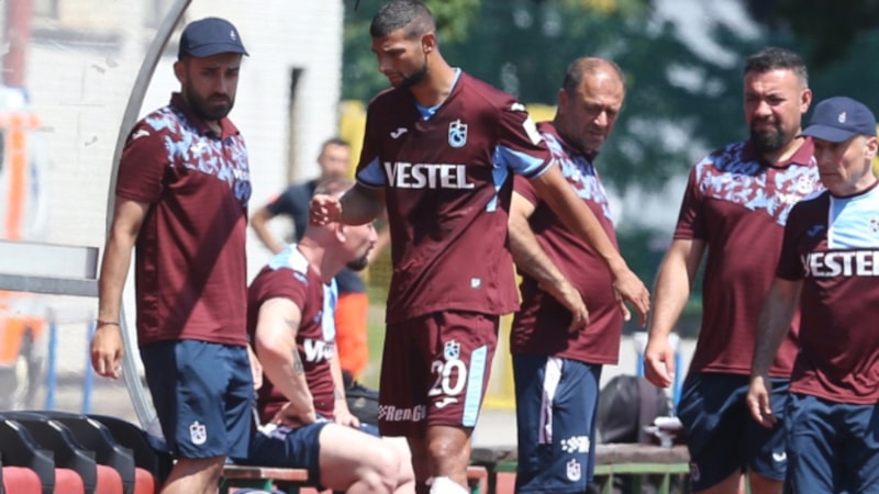Trabzonspor'un yeni transferi sakatlandı