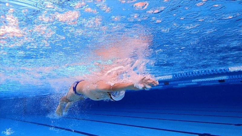Trabzon'da yüzmeyle hayatı değişen Yiğit Yeşilyurt, milli takımı hedefliyor